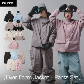 スノーボードウェア スキーウェア 上下セット C ジャケット パンツ セットアップ メンズ レディース ユニセックス スノボ スノボー スノーボード ボード ウェア 撥水 中綿なし おしゃれ 43Degrees 【2026新作】DLITE