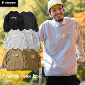 ゴルフウェア メンズ 長袖 ジャケット リバーシブル フリース ゴルフ 秋 冬 シンプル 防寒 防風性 撥水性 unitement ユナイトメント Reversible Fleece Jacket FS-UM031