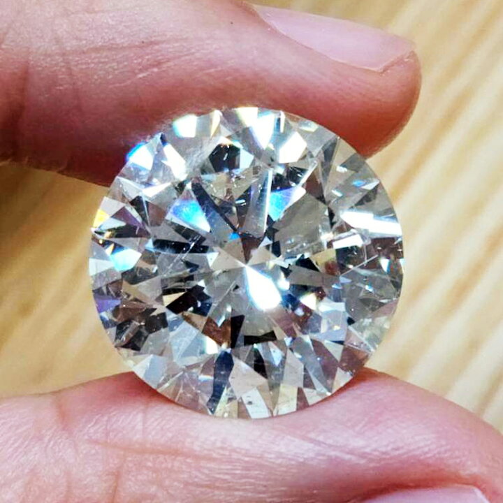楽天市場】【CGL鑑定書付 】超大粒！ 26.06ct L SI-2 3EX 天然 