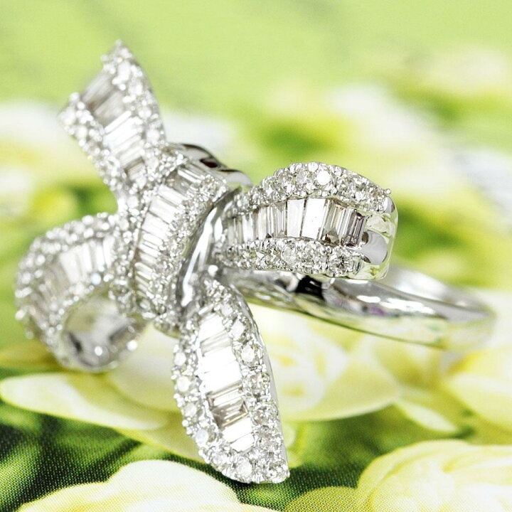 ☆K18！1ctダイヤリング【美品】 - 服/ファッション 