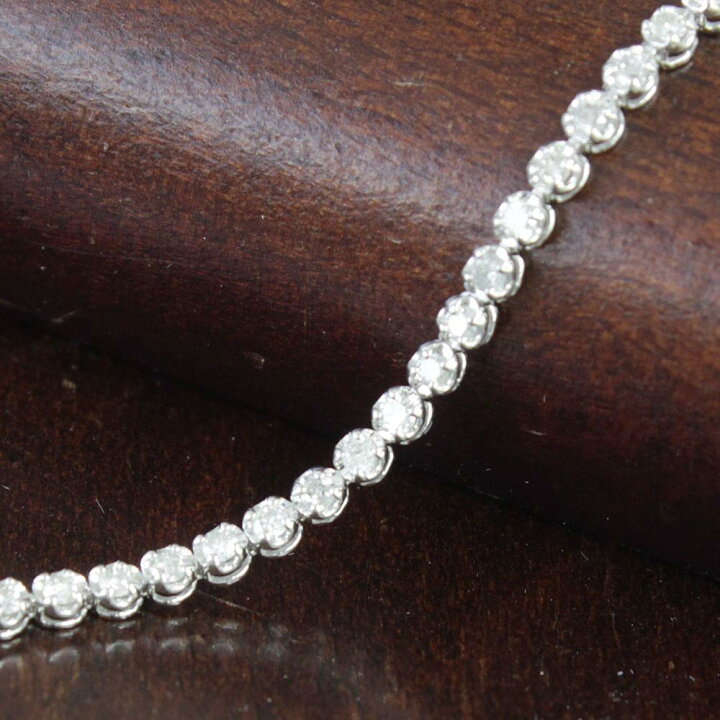 楽天市場】【鑑別書付】計1ct 天然 ダイヤモンド K18 WG ホワイト  