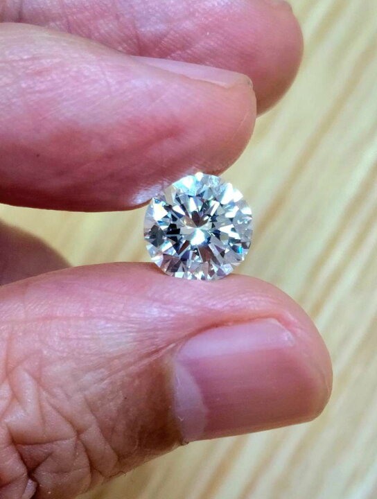 楽天市場】【中央宝石研究所鑑定 】無色 透明 ギラギラ 3ct・Hカラー 
