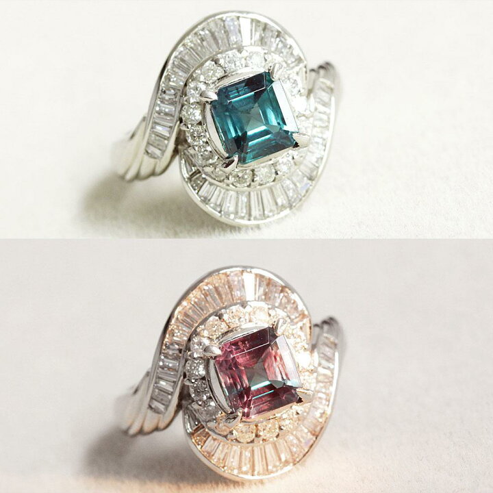 楽天市場】天然 アレキサンドライト リング 1.43ct GIA 鑑別書付  