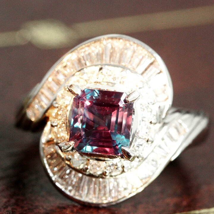 楽天市場】天然 アレキサンドライト リング 1.43ct GIA 鑑別書付  