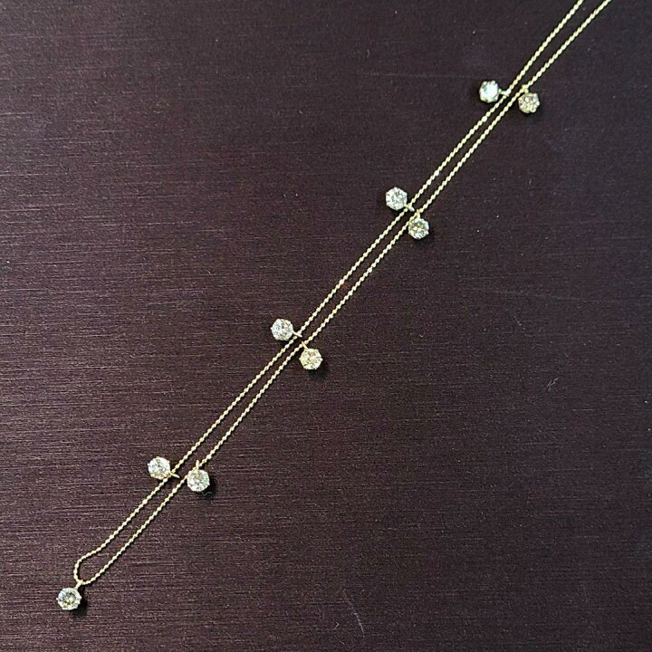 楽天市場】【鑑別書付】9石 計1ct 天然 ダイヤモンド K18 YG イエロー  