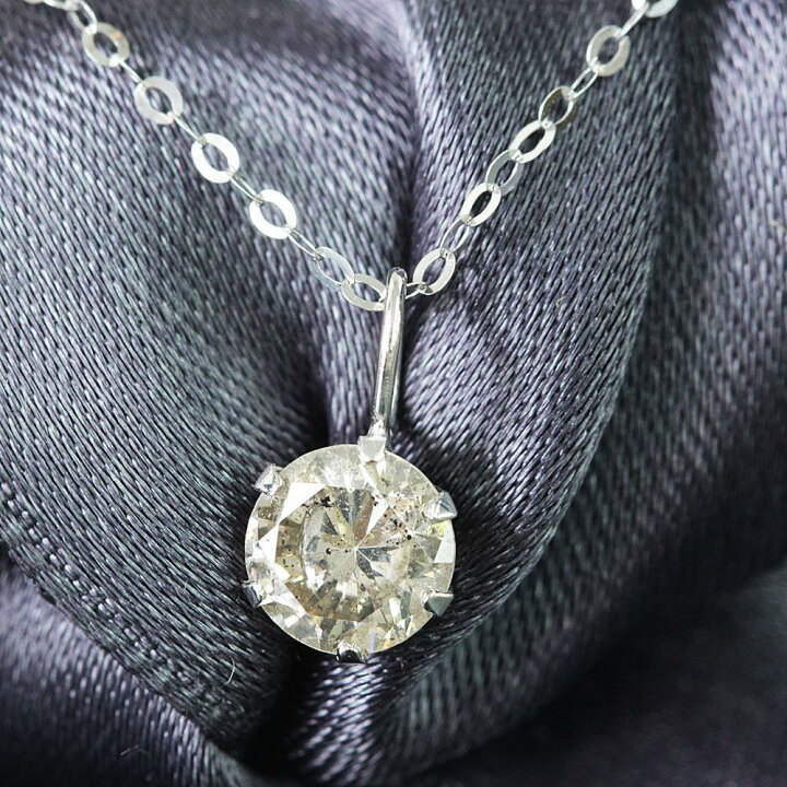 楽天市場】【鑑別書付】定番人気 0.45ct 天然 ダイヤモンド K18 WG 