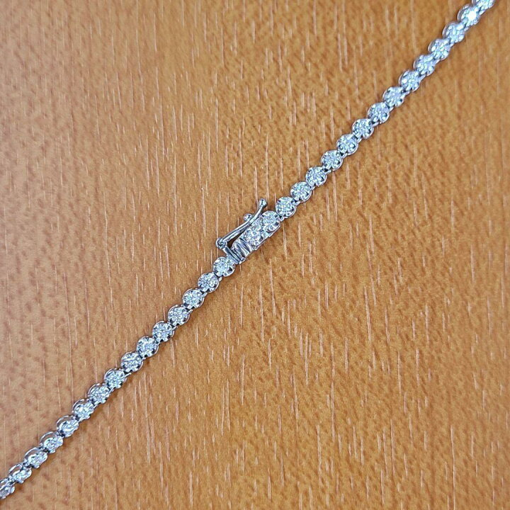 楽天市場】【鑑別書付】無色 計3ct 天然 ダイヤモンド K18 WG ホワイト 