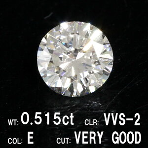 yΌӒz0.515ct EJ[ VVS-2 VERY GOOD VR _Ch [X EhuAgJbg []