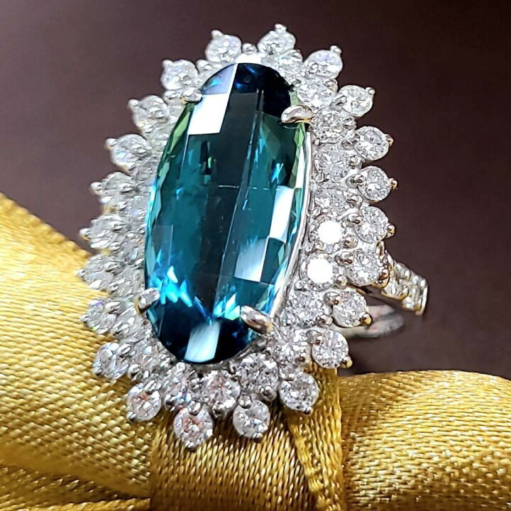 楽天市場】希少特品 5.3ct インディゴライト1.7ct ブルー トルマリン  