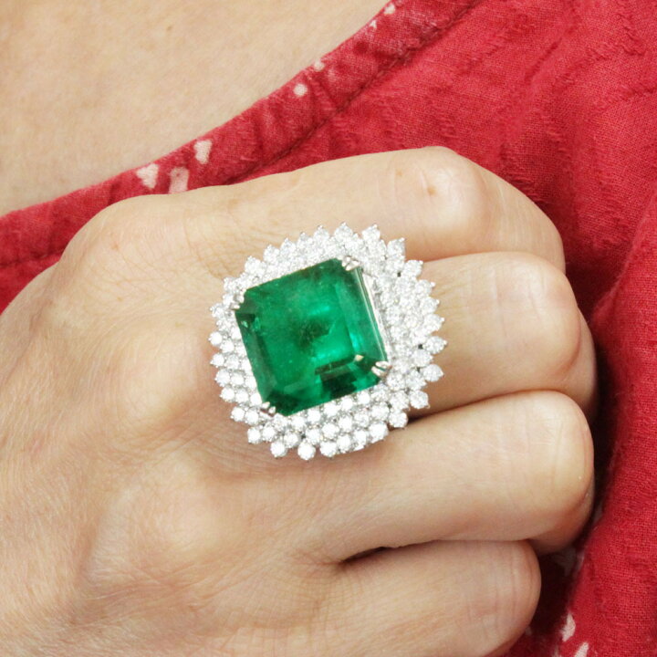 楽天市場】エメラルド リング 指輪 プラチナ Pt900 世界最高品質  