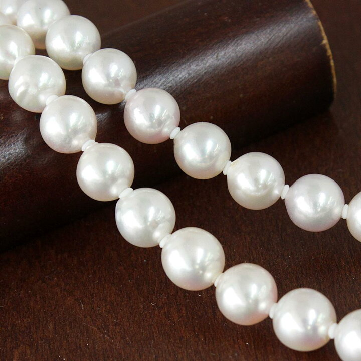 楽天市場】【鑑別書付】 アコヤ パール 8mm ストレート ネックレス  