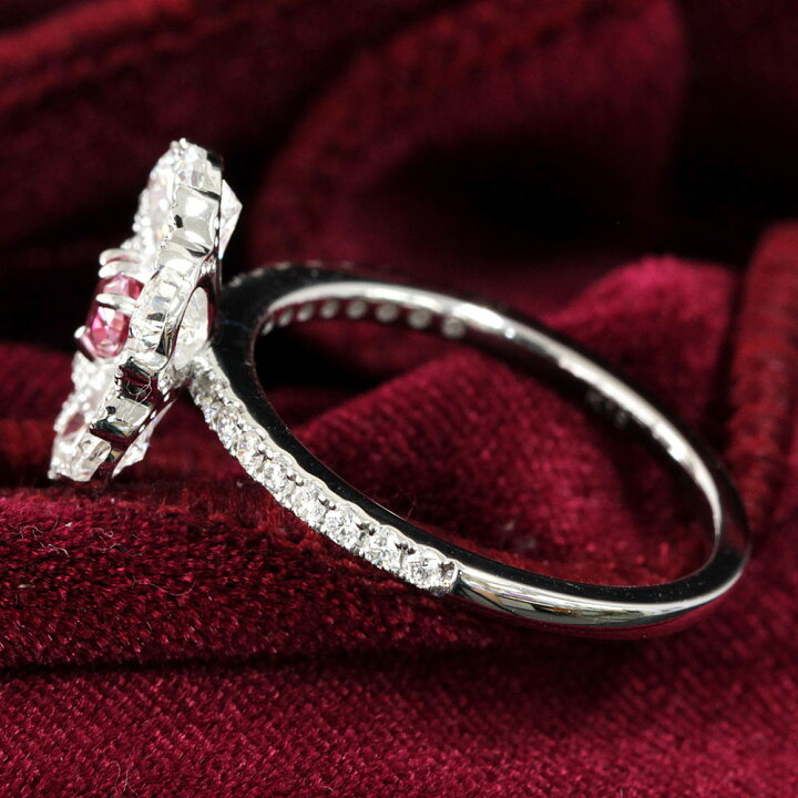 楽天市場】希少！ハートカット 0.21ct 天然レッドダイヤモンド 計2.32 