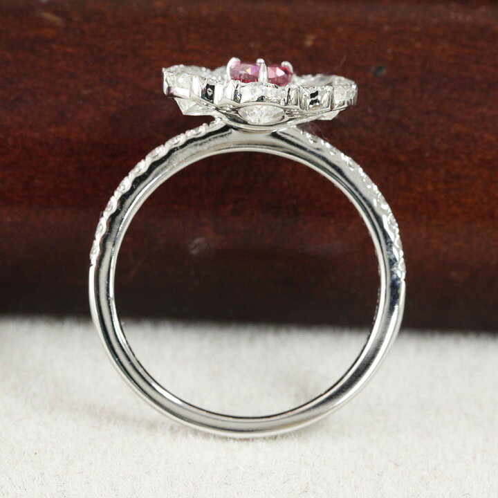 楽天市場】希少！ハートカット 0.21ct 天然レッドダイヤモンド 計2.32 