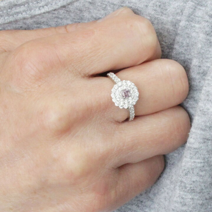 楽天市場】0.237ct ファンシー ディープ パープル ピンク ダイヤモンド  