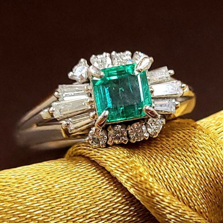 楽天市場】高品質！コロンビア産 0.5ct エメラルド ダイヤモンド 