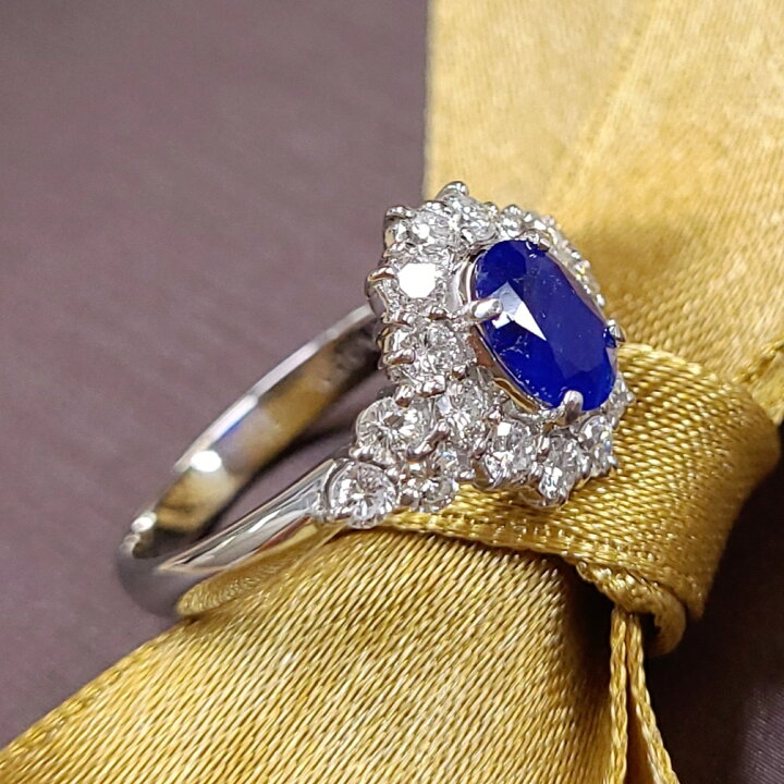 楽天市場】世界希少宝石！ネオンブルー 0.6ct アウイナイト ダイヤ  