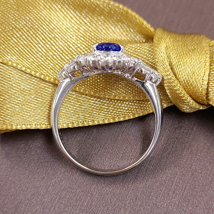 楽天市場】世界希少宝石！ネオンブルー 0.6ct アウイナイト ダイヤ  