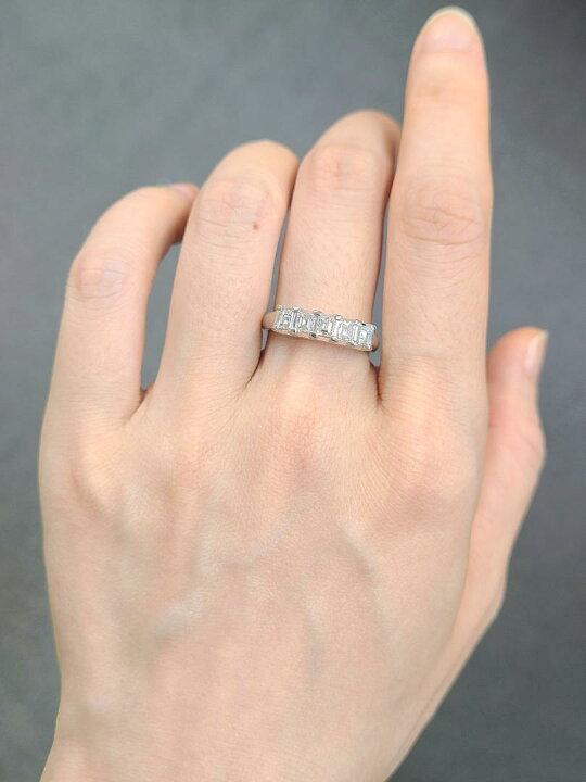 楽天市場】アッシャーカット！0.74ct ダイヤモンド プラチナ 