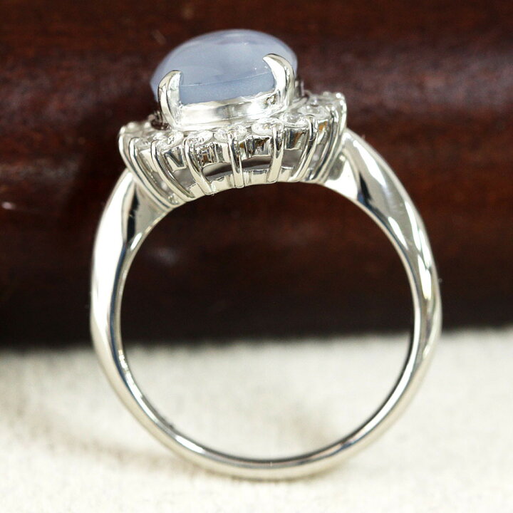 楽天市場】非加熱 5.32ct スターサファイア ダイヤモンド プラチナ 