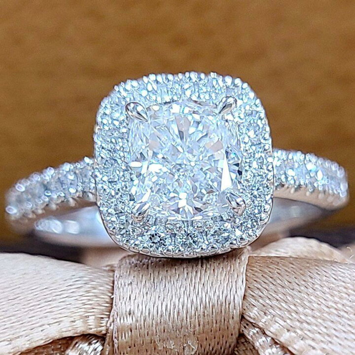 究極! GIA鑑定 1.2ct ダイヤモンド D IF EX プラチナ リング - リング  