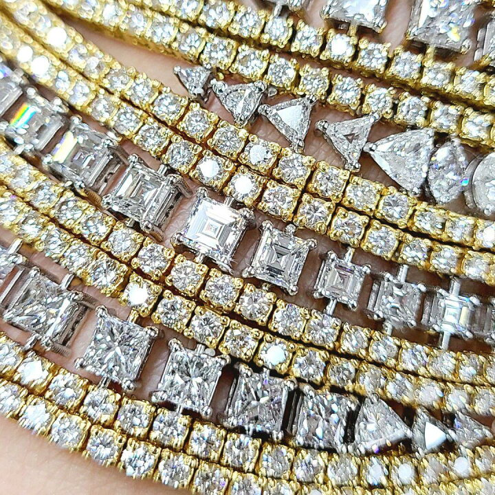 楽天市場】究極のVIP仕様！ 46ct ダイヤモンド K18 YG ネックレス 