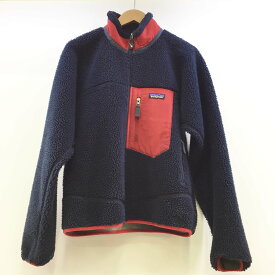 Patagonia(パタゴニア) CLASSIC RETRO-X クラシック レトロ X フリースジャケット 23056 サイズ：XSカラー：ネイビー・レッド【中古】【129 アウトドア】【鈴鹿 併売品】【129-220112-02OS】