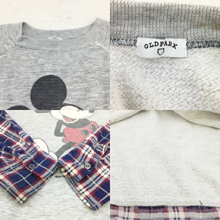 楽天市場】OLD PARK(オールドパーク) DOCKING SWEAT MICKEYドッキング 