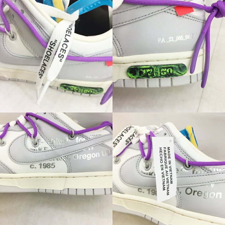 楽天市場】NIKE×OFF WHITE(ナイキ×オフホワイト) DUNK LOW ダンク ロー 