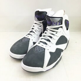 NIKE(ナイキ) AIR JORDAN 7 RETRO エアジョーダン 7 レトロ CU9307-100 サイズ：12.5(30.5cm) カラー：ホワイト・グレー【中古】【139 スニーカー】【鈴鹿 併売品】【139-230324-02OS】