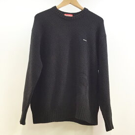 Supreme(シュプリーム) Textured Small Box Sweater テクスチャード スモールボックス セーター サイズ：M カラー：ブラック【中古】【126 ストリート】【鈴鹿 併売品】【126-230404-07OS】