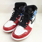 NIKE(ナイキ) AIR JORDAN 1 RETRO HIGH OG FEARLESS エアジョーダン 1 レトロ ハイ オリジナル フィアレス CK5666-100 サイズ：10(28cm) カラー：ホワイト・ブラック・ブルー・レッド【中古】【139 スニーカー】【鈴鹿 併売品】【139-230518-10OS】