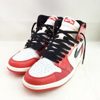 NIKE(ナイキ) AIR JORDAN 1 RETRO HIGH OG SP エアジョーダン1 レトロ ハイ スパイダーマン DV1748-601 サイズ：10.5(28.5cm) カラー：レッド・ブラック・ホワイト【中古】【139 スニーカー】【鈴鹿 併売品】【139-240307-05OS】