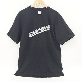 Supreme(シュプリーム) Banner Tee バナー ロゴ Tシャツ サイズ：L カラー：ブラック【中古】【126 ストリート】【鈴鹿 併売品】【126-240426-13OS】