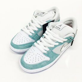 NIKE×APRIL SKATEBOARDS(ナイキ×エイプリル スケートボード) SB DUNK LOW PRO QS ダンク ロー プロ FD2562-400 サイズ：8(26cm) カラー：グリーン・ホワイト・シルバー【中古】【139 スニーカー】【鈴鹿 併売品】【139-240530-02OS】