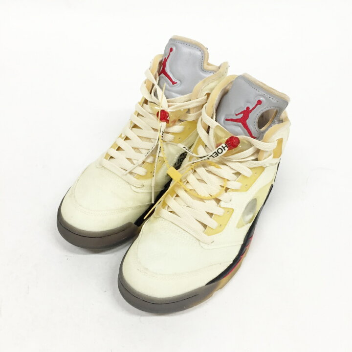 楽天市場】NIKE×OFF-WHITE(ナイキ×オフホワイト) AIR JORDAN 5 RETRO 