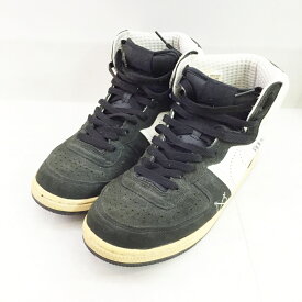 NIKE×STUSSY×NEIGHBORHOOD(ナイキ×ステューシー×ネイバーフッド) TERMINATOR HIGH PREMIUM ターミネーターハイ 330341-011 サイズ：9.5(27.5cm) カラー：ブラック・ホワイト【中古】【139 スニーカー】【鈴鹿 併売品】【139-231107-09OS】