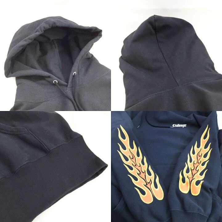 楽天市場】CHALLENGER(チャレンジャー) FLAMES HOODIE パーカー サイズ 