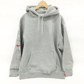 Supreme×NIKE(シュプリーム×ナイキ) Hooded Sweatshirt フーディー スウェットシャツ FQ0759 063 サイズ：M カラー：グレー【中古】【126 ストリート】【鈴鹿 併売品】【126-250106-06OS】