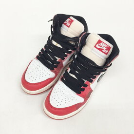 NIKE(ナイキ)AIR JORDAN 1 HIGH OG SP GS エアジョーダン 1 ハイ オリジナル "スパイダーマン" DV1753-601サイズ：ジュニア 4Y(23cm)カラー：レッド・ブラック【中古】【139 スニーカー】【鈴鹿 併売】【139-250520-04OS】