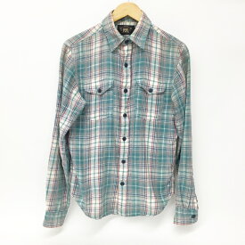 RRL by RALPH LAUREN(ダブルアールエル)チェック柄 長袖シャツサイズ：XSカラー：グリーン【中古】【128 アメカジ】【鈴鹿 併売】【128-250901-05OS】
