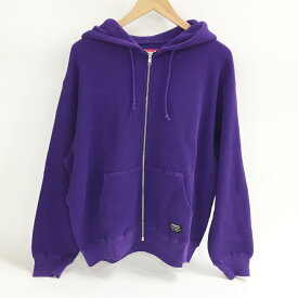 Supreme(シュプリーム)Hooded Zip Up Thermal ーデッド ジップ アップ サーマル サイズ：Sカラー：パープル【中古】【126 ストリート】【鈴鹿 併売】【126-260317-03OS】