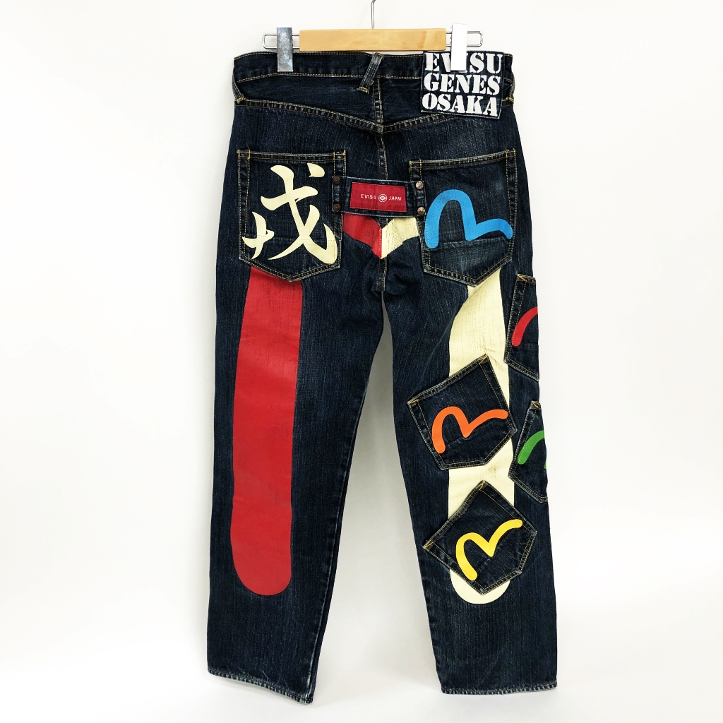 楽天市場】EVISU(エヴィス)メニーポケットジーンズ サイズ：30 カラー 