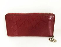 楽天市場】gucci シグネチャー 財布 レッドの通販 