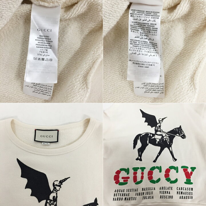 楽天市場】GUCCI（グッチ）ウイングジョッキー スウェット トレーナー 