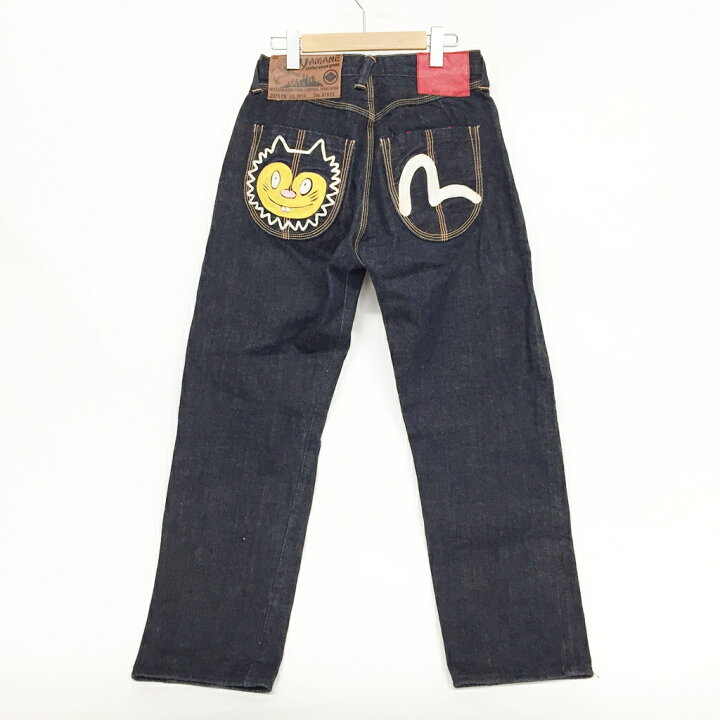 楽天市場】EVISU (エヴィス)YAMANE デニムパンツ キッキー&カモメ刺繍 