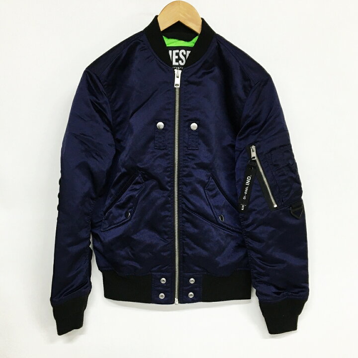 楽天市場】DIESEL ディーゼルMA-1サイズ：XSカラー：ネイビー【中古 