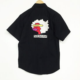 Supreme (シュプリーム)Gonz Work Shirt 17FWサイズ：Mカラー：ブラック【中古】【126 ストリート】【鈴鹿 併売】【126-230316-01SS】