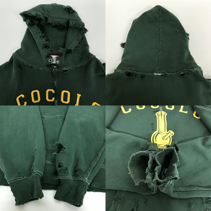 楽天市場】COCOLO BRAND（ココロブランド）ダメージハーフジップ 