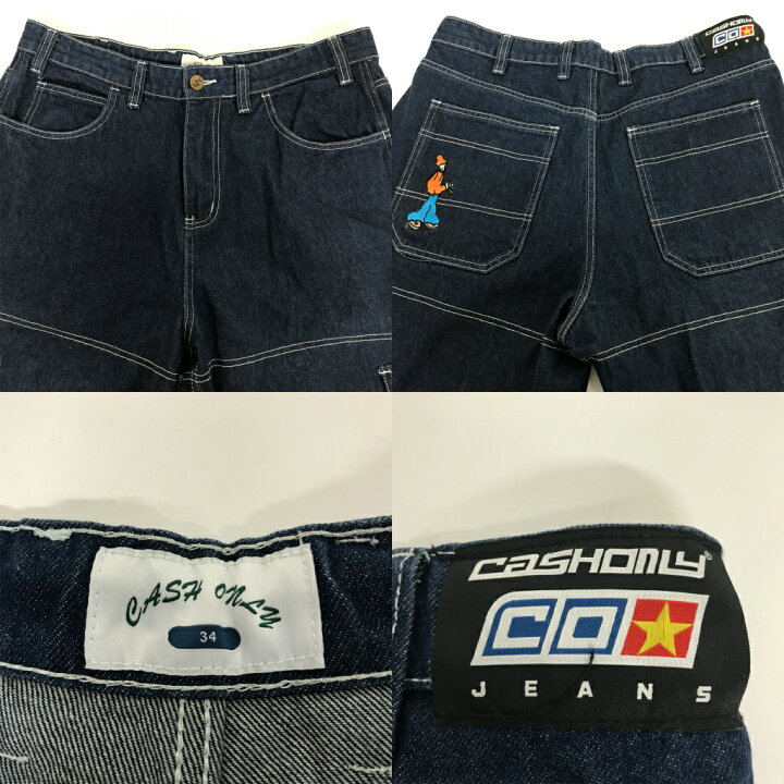 楽天市場】CASH ONLY（キャッシュオンリー）デニムカーゴパンツサイズ 