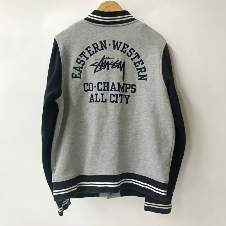 楽天市場】STUSSY(ステューシー)スタジャンサイズ：Mカラー：ネイビー 